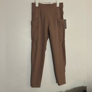 Brown athletic leggings (s) (7/8)